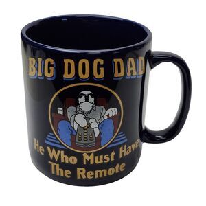 Vintage 2000 Big Dogs Oversized Coffee Mug Large 24-32oz Y2K St. Bernard Ceramic